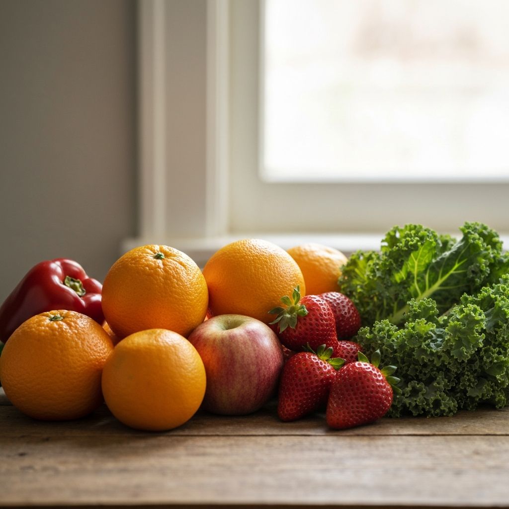 Sveže voće i povrće u prirodnom okruženju